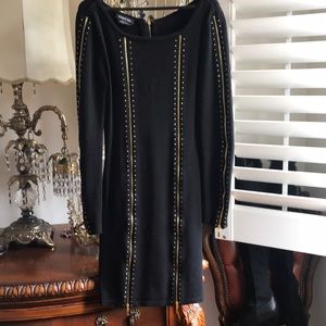 Bebe fitted sweater dress XS